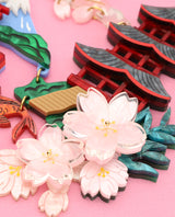 Essence of the Sakura Blossoms Statement Necklace