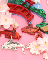 Essence of the Sakura Blossoms Statement Necklace