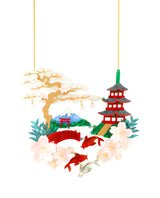 Essence of the Sakura Blossoms Statement Necklace