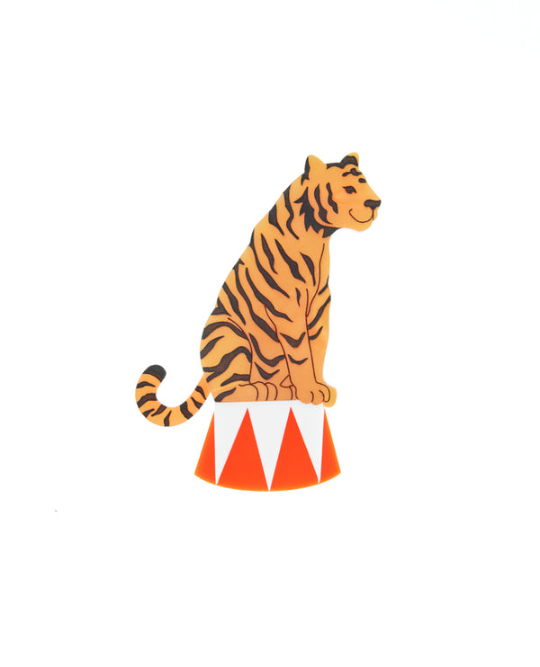 Fearless Circus Tiger Brooch