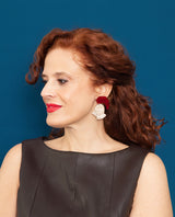 Feathered Armet Earrings