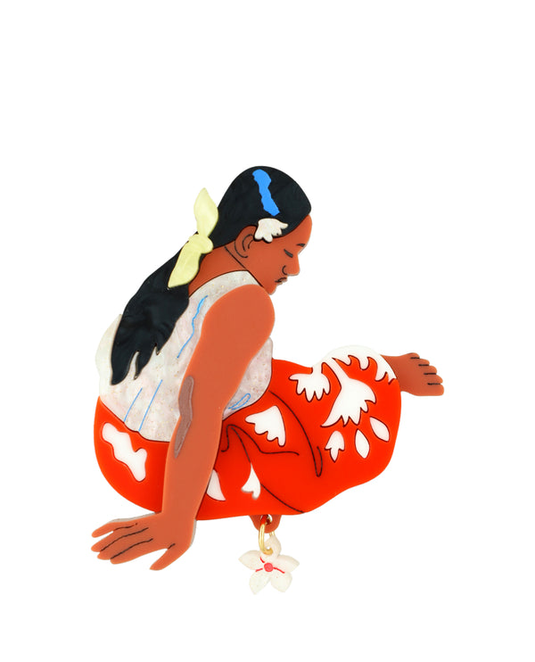 Femmes de Tahiti Brooch
