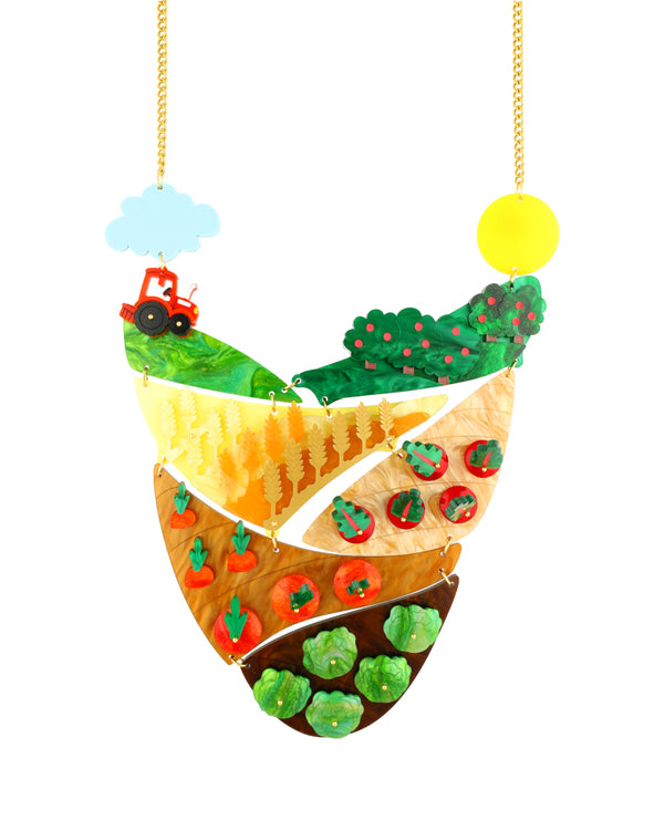 Fields and Fields Statement Necklace