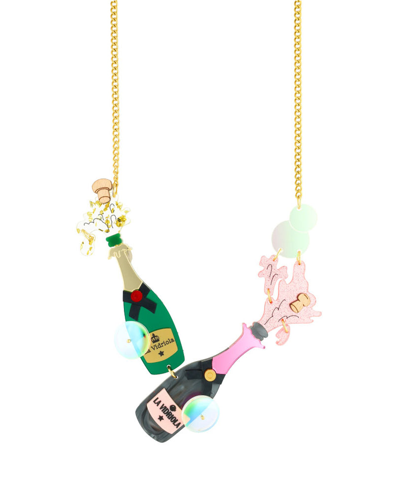Fizzy Champagne Celebrations Necklace