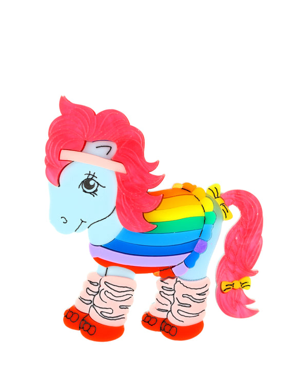 Flashprance Aerobic Pony Outfit Brooch
