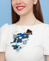 Flight of the Birds Statement Necklace