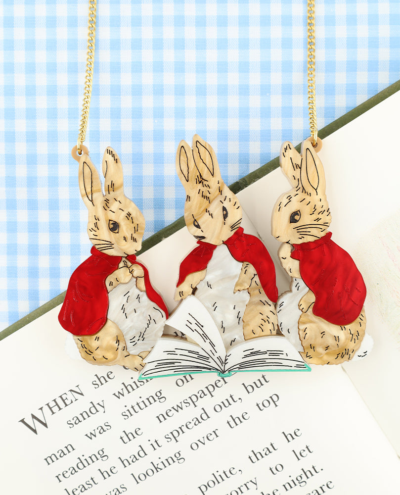 Flopsy, Mopsy and Cotton-tail Necklace