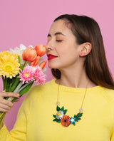 Floral Arrangement Necklace
