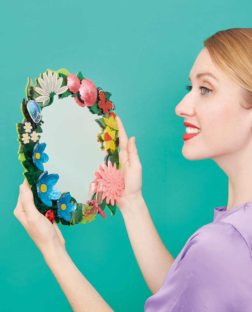 Floral Festival Wall Mirror