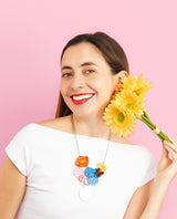 Flower Arrangement Vase Necklace
