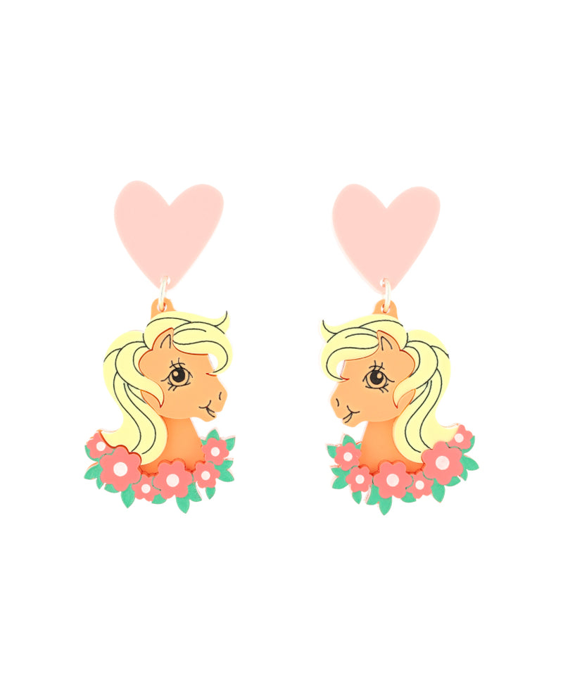 Flower Love and Applejack Earrings