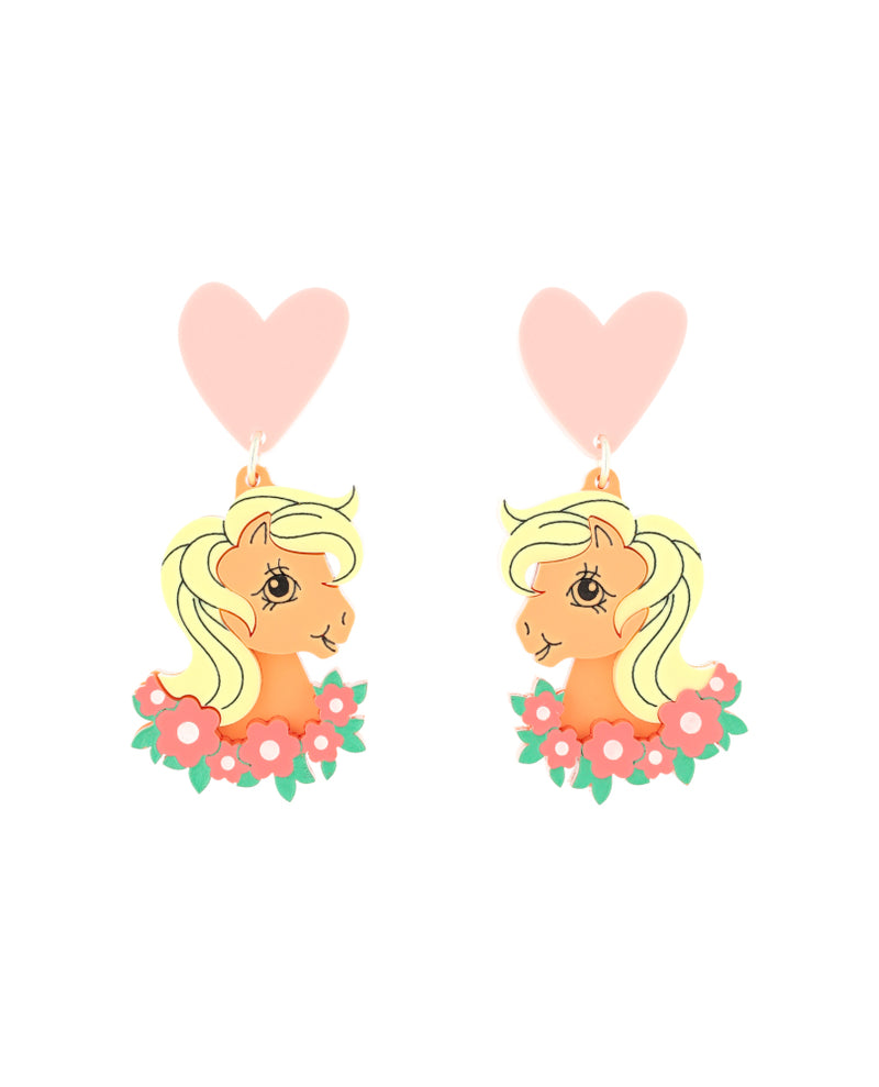 Flower Love and Applejack Earrings