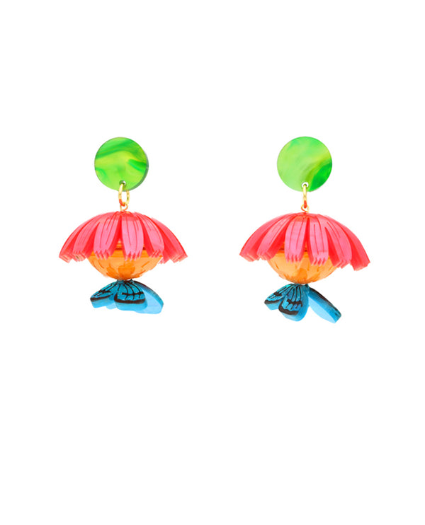 Flutter to the Flower Earrings