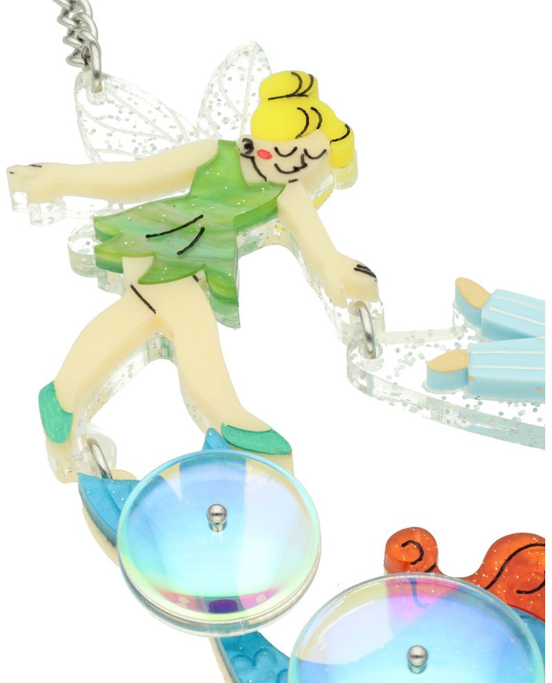 Fly with Peter Pan Statement Necklace