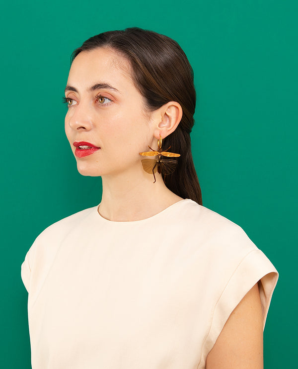 Flying Stick Insect Earrings