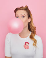 Frenchy with her Bubblegum Brooch