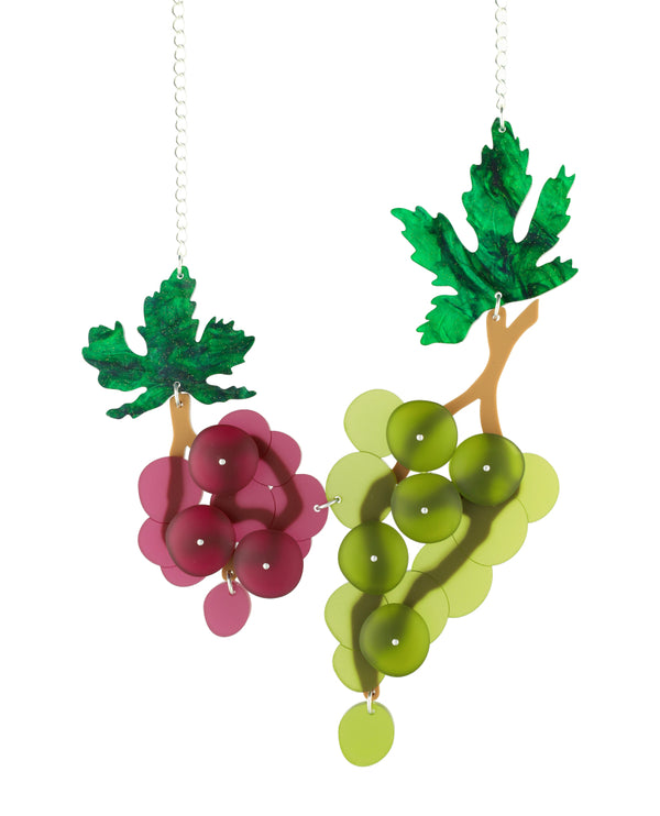 From Grape to Wine Necklace