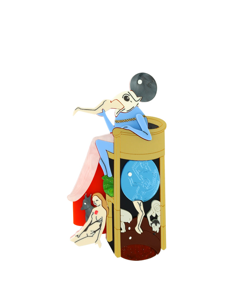 Garden of Earthly Delights Brooch