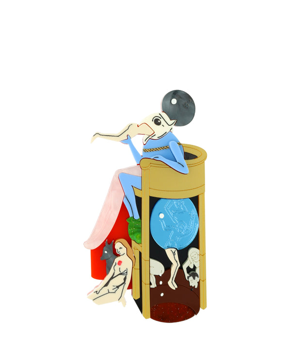 Garden of Earthly Delights Brooch