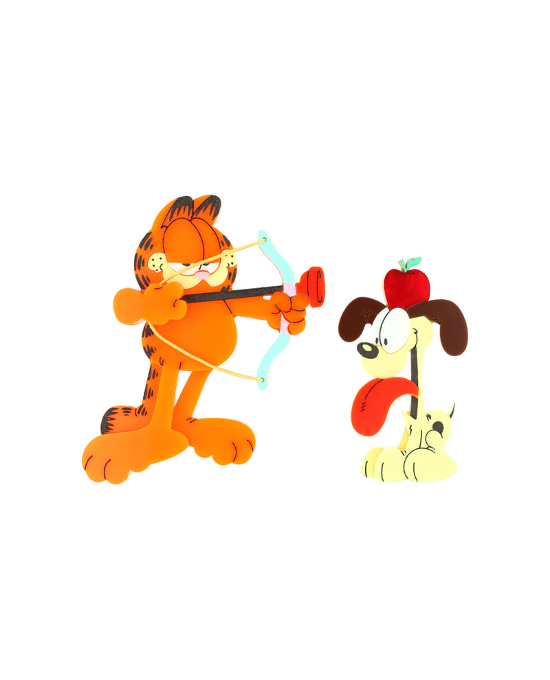 Garfield and Odie’s Target Practice Double Brooch