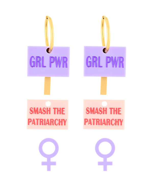 Girl Power Revolution Earrings Pack