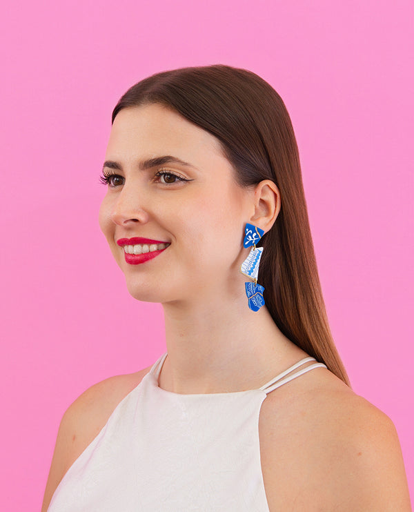 Golden Repair, Kintsugi Earrings