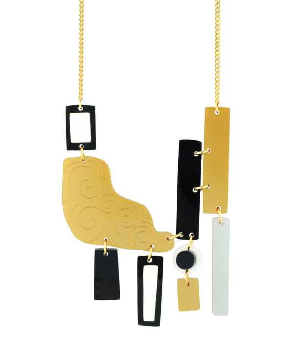 Golden Klimt Necklace