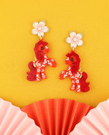 Good Fortune Red My Little Pony Earrings