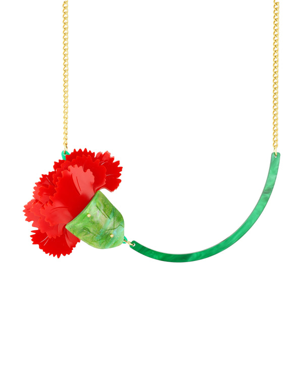 Graceful Carnation Necklace