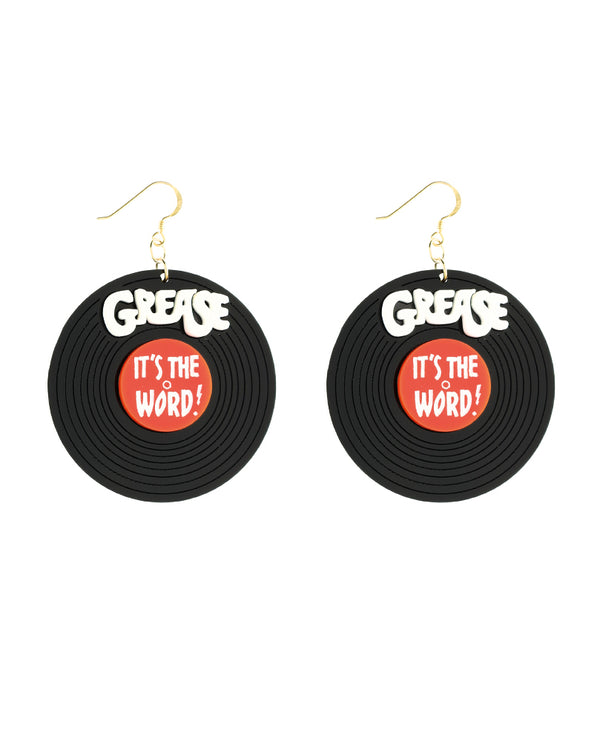 Grease, It’s the Word Earrings