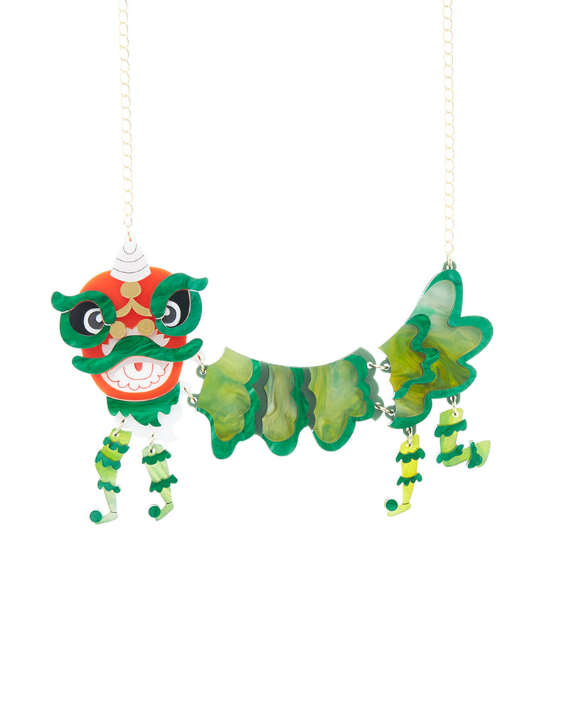 Lion Dance Festival Necklace