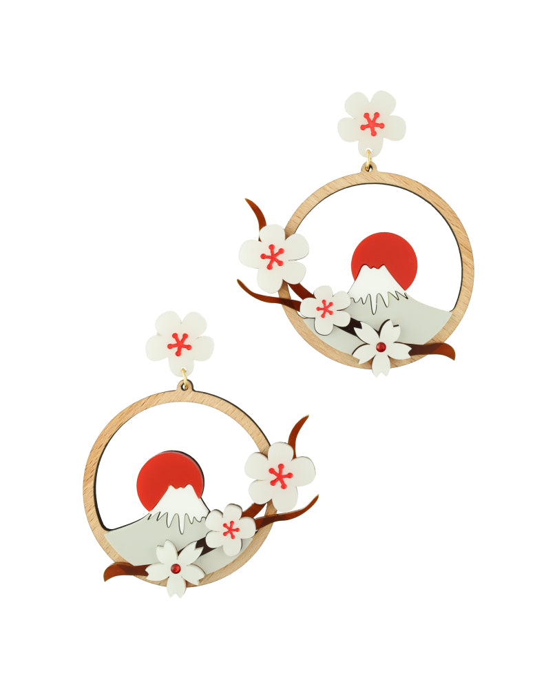 Hanami statement Essentials earrings
