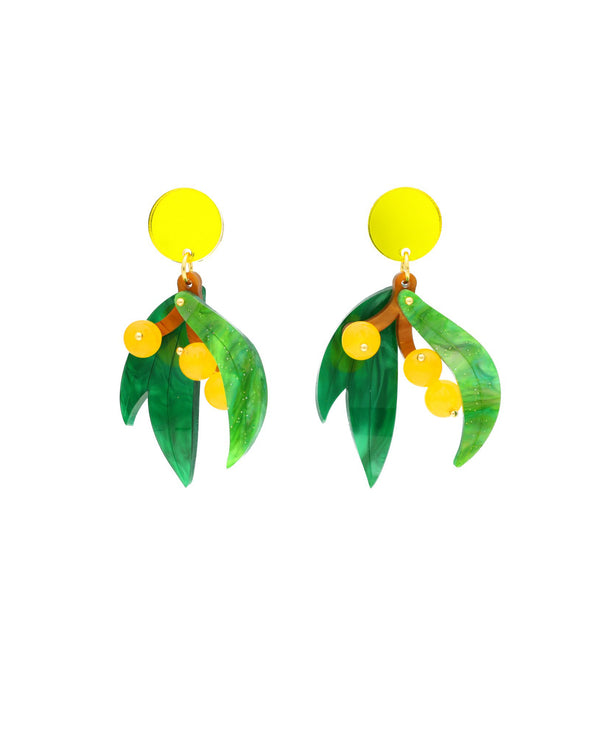 Hanging Wattle Earrings
