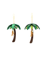 Hanging Palm Tree Earrings