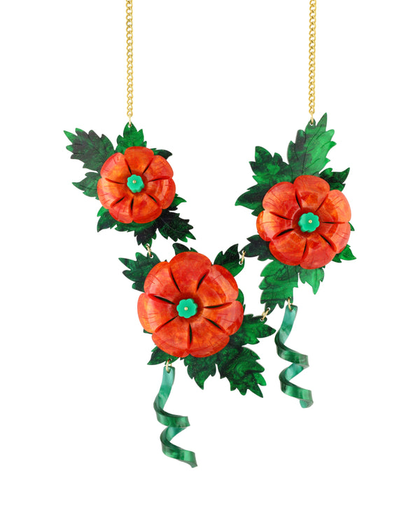 Harvesting Season Statement Necklace