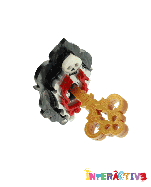 Haunted Keyhole Brooch - Interactive -