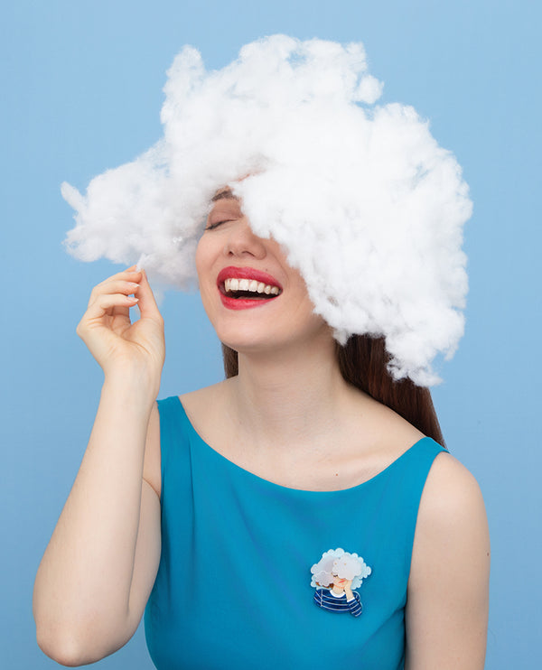 Head in the Clouds Brooch