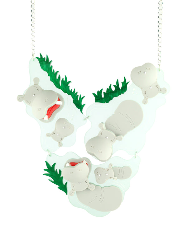 Hippos Cooling Off Necklace