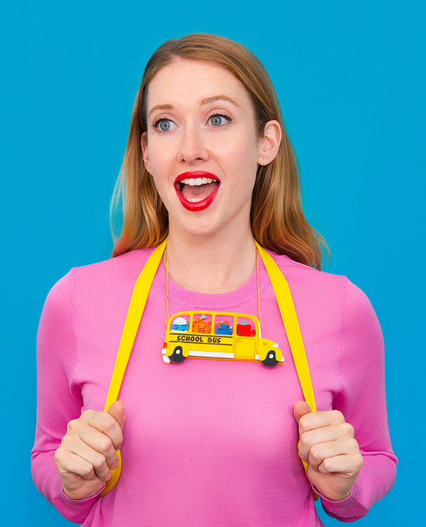 Hop On the Bus Necklace - Interactive-