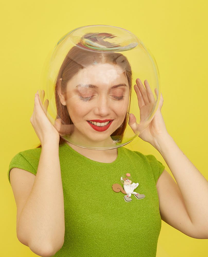 Howdy, It’s Sandy Cheeks Brooch