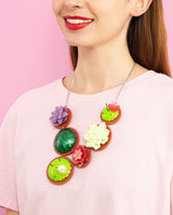 Hues of Succulenta Necklace