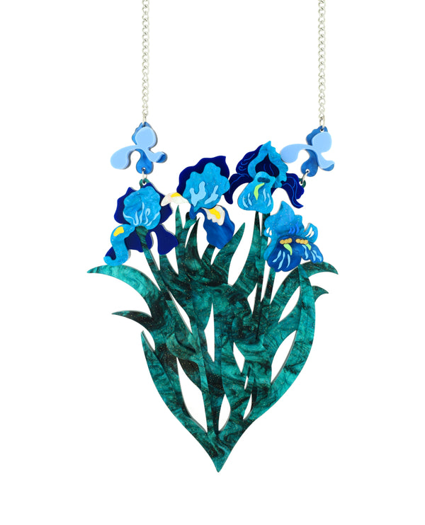 Hues of Irises Necklace