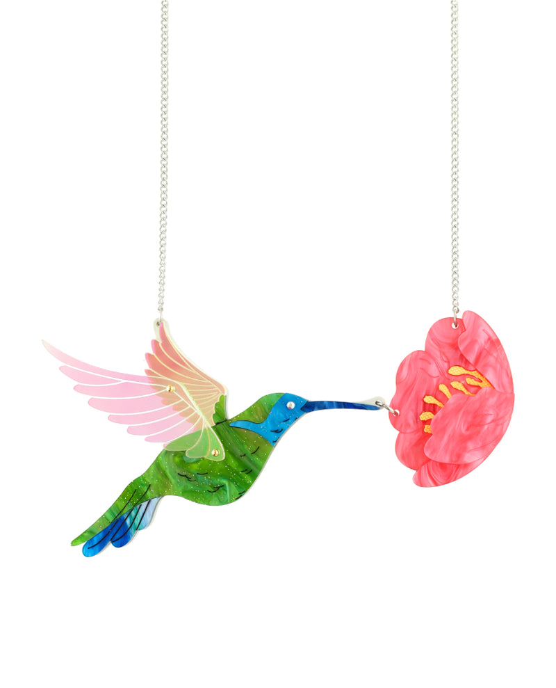 Humming Humming Bird Necklace