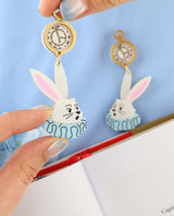 I'm late! I'm late! Earrings