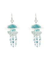 Icy Blue Jellyfish Earrings