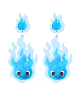 Ignis Fatuus Flame Earrings