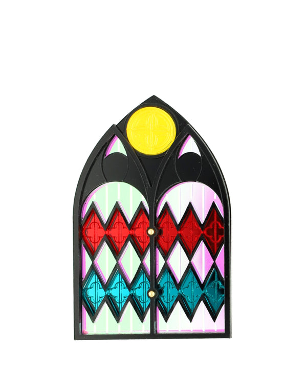 Illuminated Glass Brooch