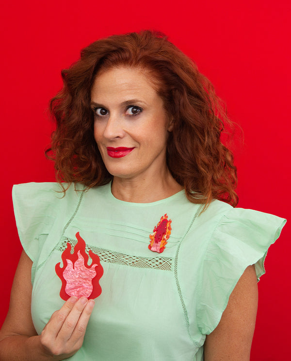 I’m on FIRE! Brooch