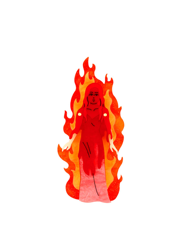 I’m on FIRE! Brooch