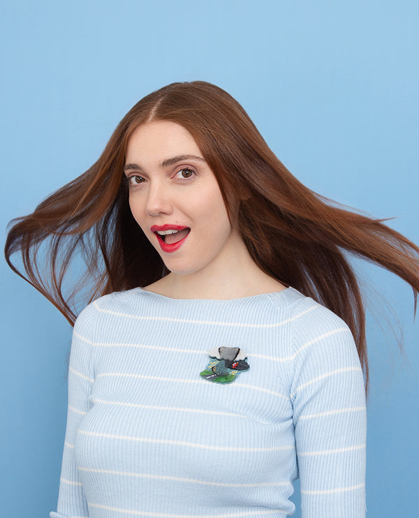 In the Eye of the Twister Brooch